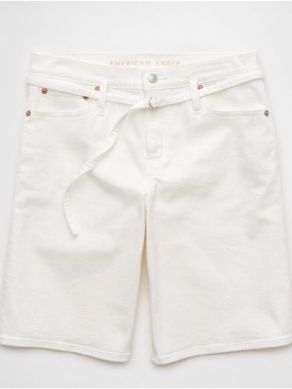 American Eagle Outfitters White Women’s 11” Stretch Jorts